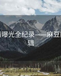 即时恋情曝光全纪录——麻豆网热度逻辑